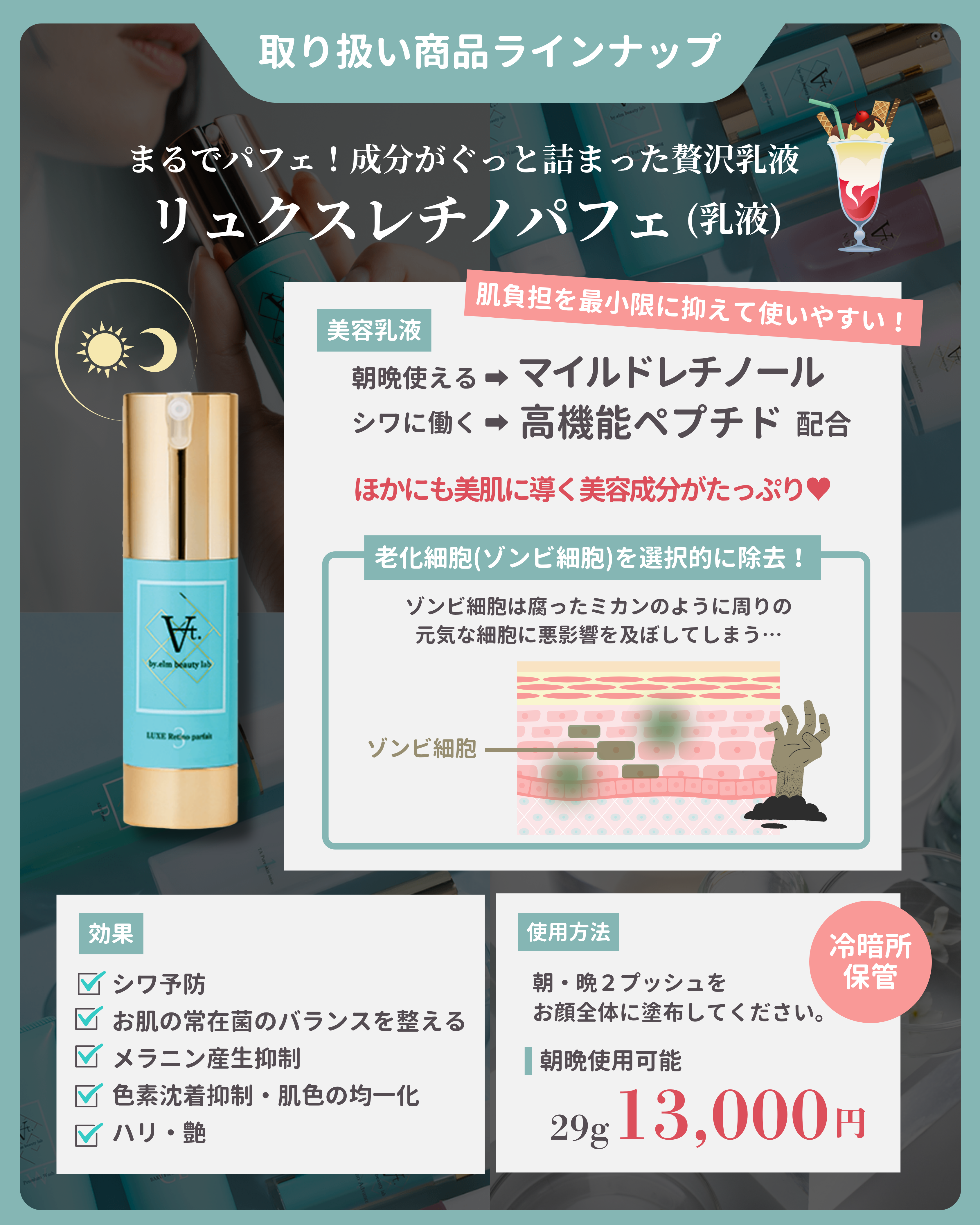 リュクスレチノパフェ　29g